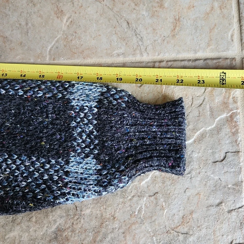 Plaid Crewneck Wool Blend Sweater Vintage Peter England - Picture 10 of 15